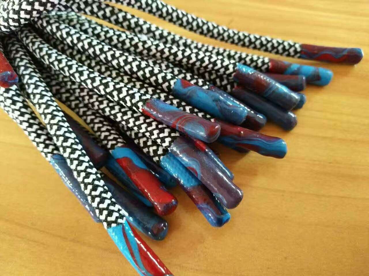 Silicone rope end dipping samples using CYS-1250K liquid silicone