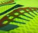 3D silicone screen printing effect on fabric
